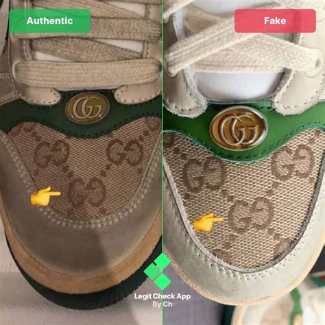 gucci shoes fake vs real